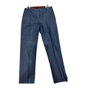 Donna Karan Blue Wide Leg Trousers
